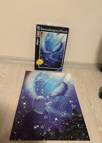 Ravensburger 500 Parça Karanlıkta Parlayan Deniz Canlıları Puzzl - Görsel 3