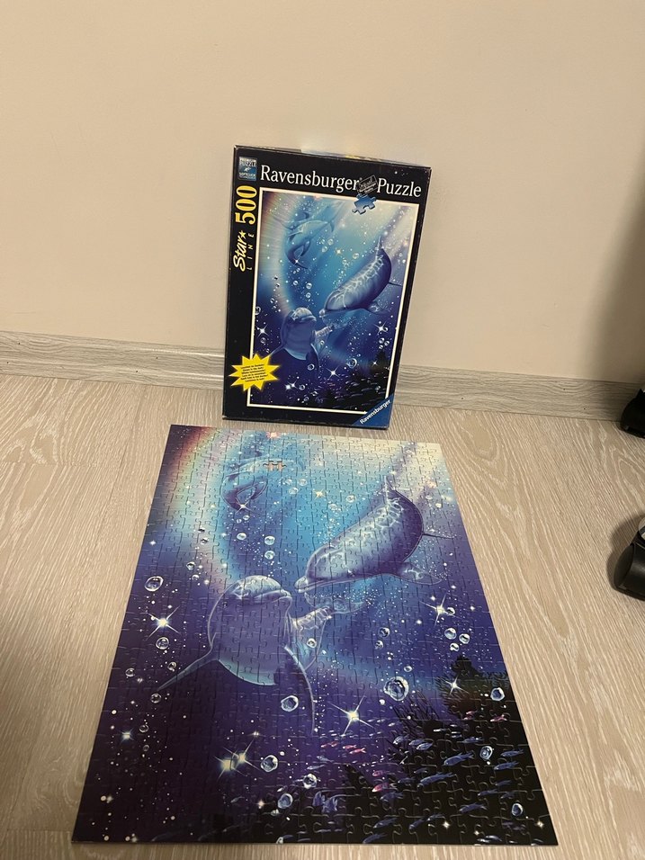 Ravensburger 500 Parça Karanlıkta Parlayan Deniz Canlıları Puzzl - Görsel 3