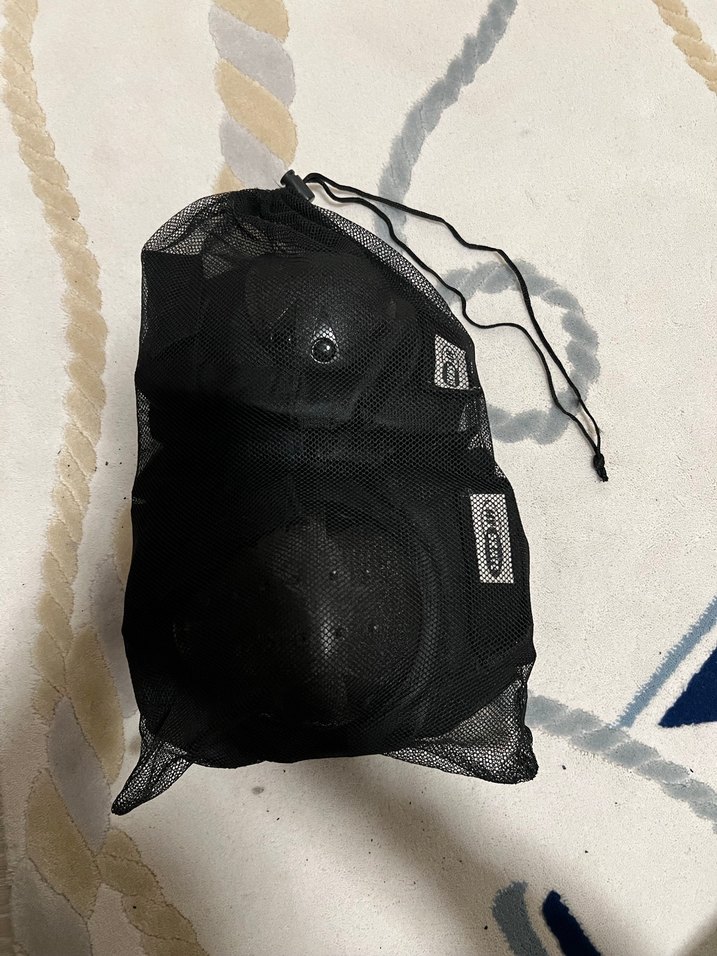 Siyah Biker Diz ve Bilek Koruyucu Seti - Görsel 3