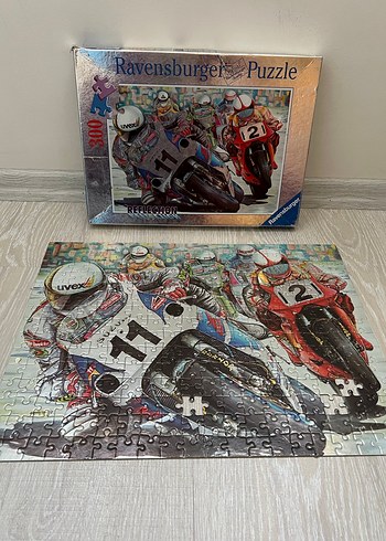 Ravensburger 300 Parça Yarış Motosikletleri Puzzle - Görsel 4