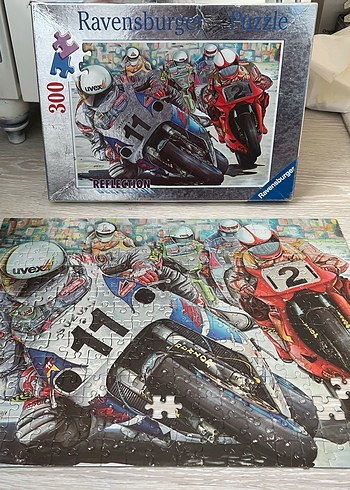 Ravensburger 300 Parça Yarış Motosikletleri Puzzle - Görsel 5