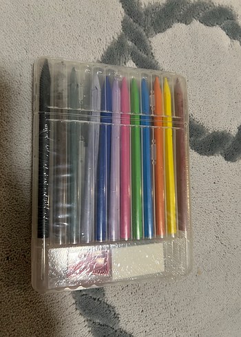 maxco Silinebilir Pastel Boya 12 Renk - Görsel 2