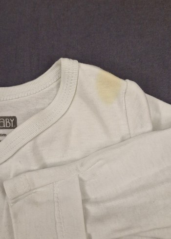Beyaz Pamuklu Bebek Erkek Çıtçıtlı Body - Görsel 2