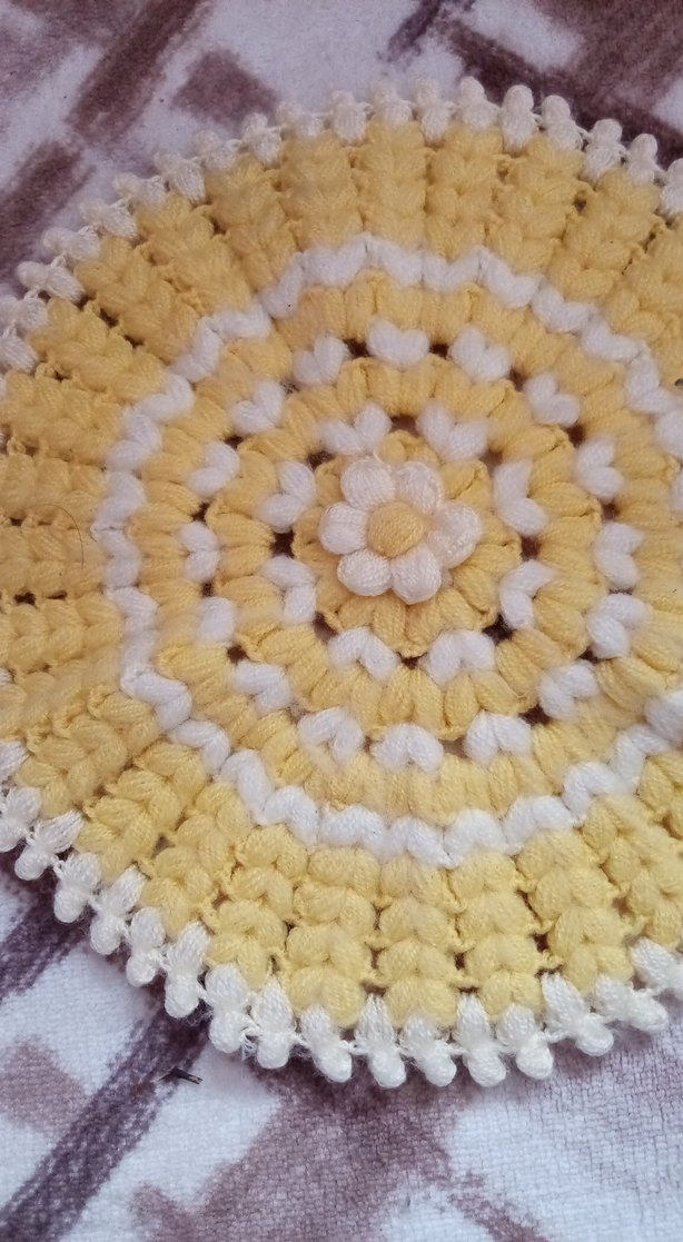 Sarı Renkli Desenli Banyo Lifi - Görsel 3