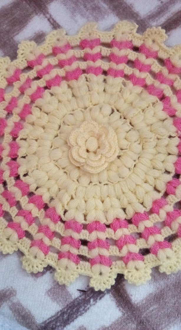 Renkli Nakışlı Yuvarlak Banyo Lifi - Görsel 3