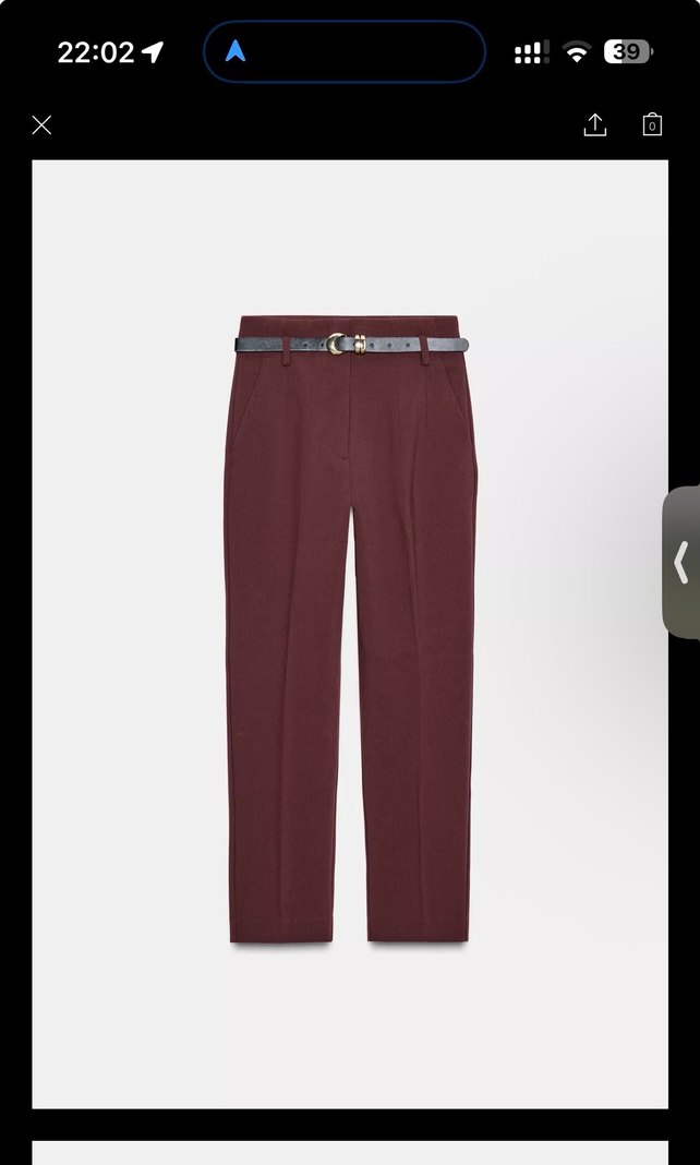 Bordo Süet Kemerli Uzun Kadın Kaban - Görsel 4