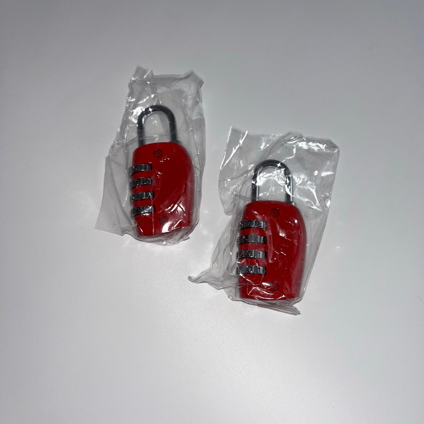 Dolap kilidi Şifreli Çanta Kilidi 2 adet - Görsel 2