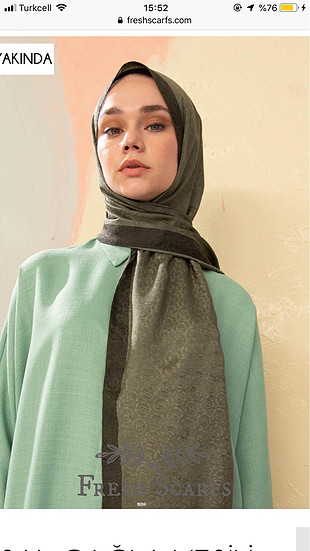 fresh scarfs monogram haki yasil