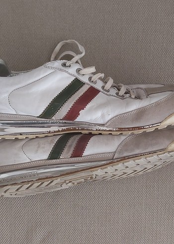 Dolge Gabans Gri Beyaz Bağcıklı erkek Spor Ayakkabı - Görsel 2