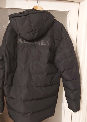 Orjinal KELME Siyah Fermuarlı Uzun Kışlık Mont - Görsel 2