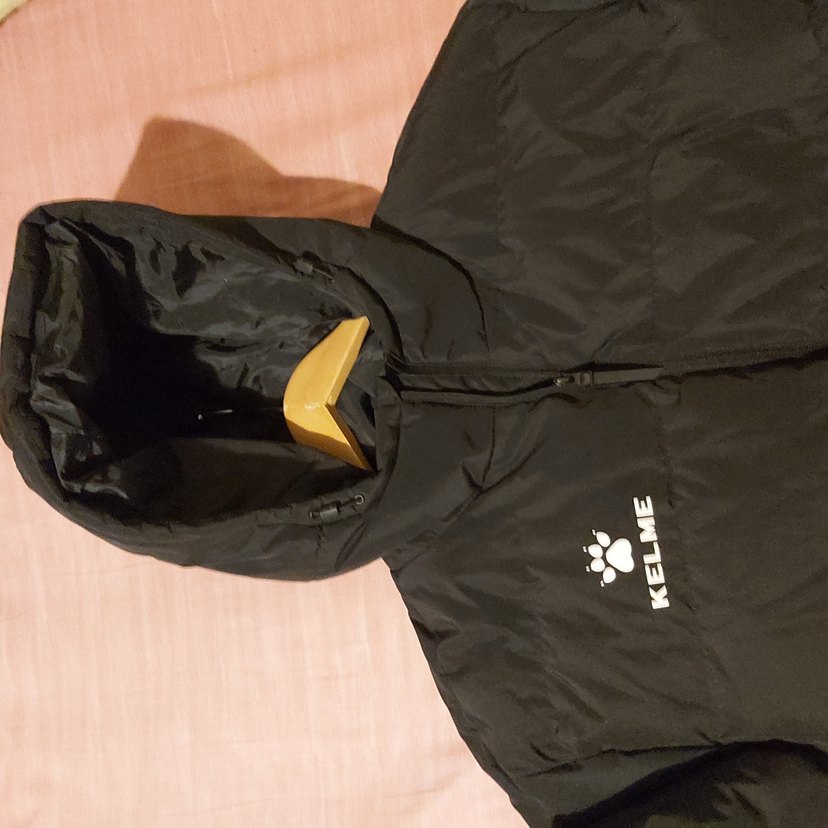 Orjinal KELME Siyah Fermuarlı Uzun Kışlık Mont - Görsel 4