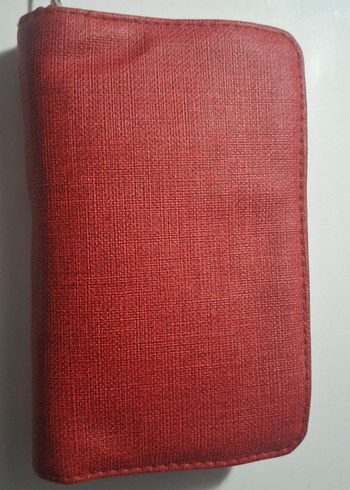 Kırmızı orta boy Kadın cüzdanı - Görsel 2