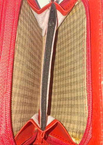 Kırmızı orta boy Kadın cüzdanı - Görsel 5