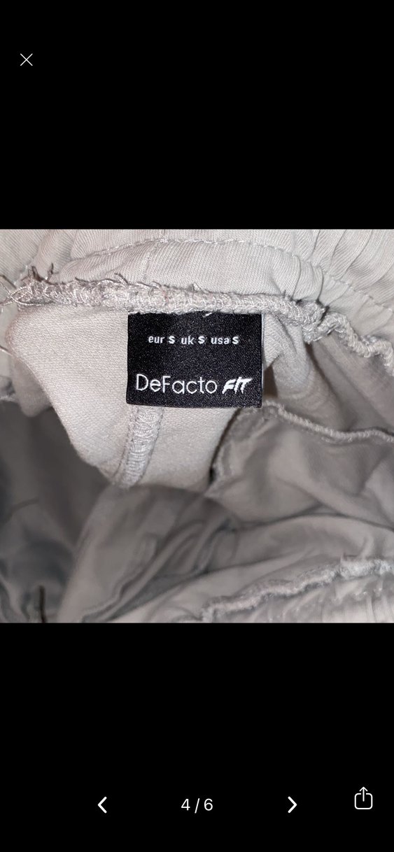 Gri Bol Kesim erkek eşofman altı - Görsel 3