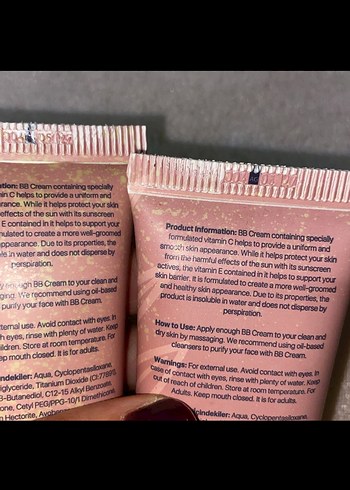 Bej Tonlu BB Krem SPF 50 - Görsel 3