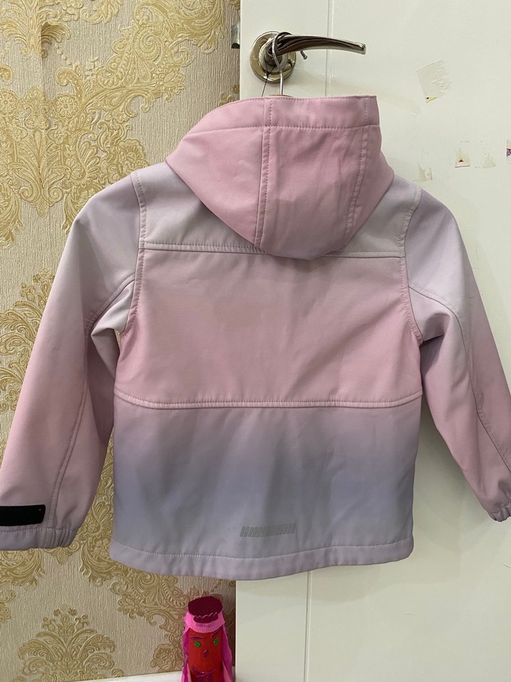 Kız Çocuk Pembe Fermuarlı Ceket - Görsel 2