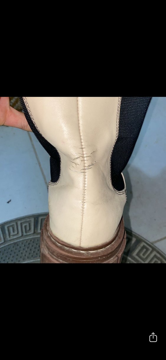 Krem Kadın Bot - Görsel 5