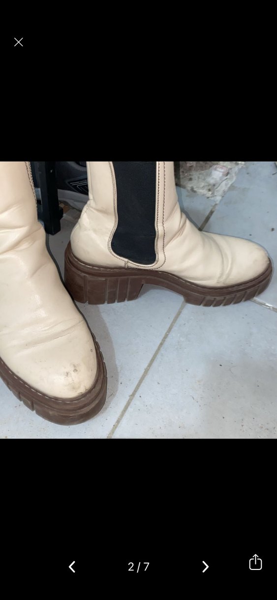 Krem Kadın Bot - Görsel 2