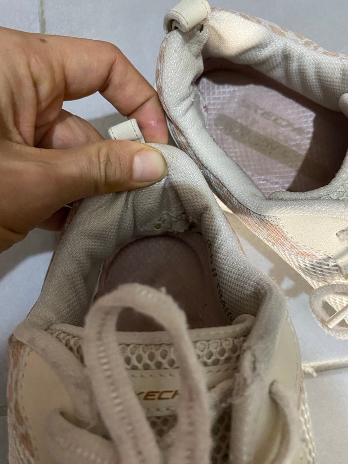 Bej Bağcıklı Kadın Spor Ayakkabı - Görsel 2