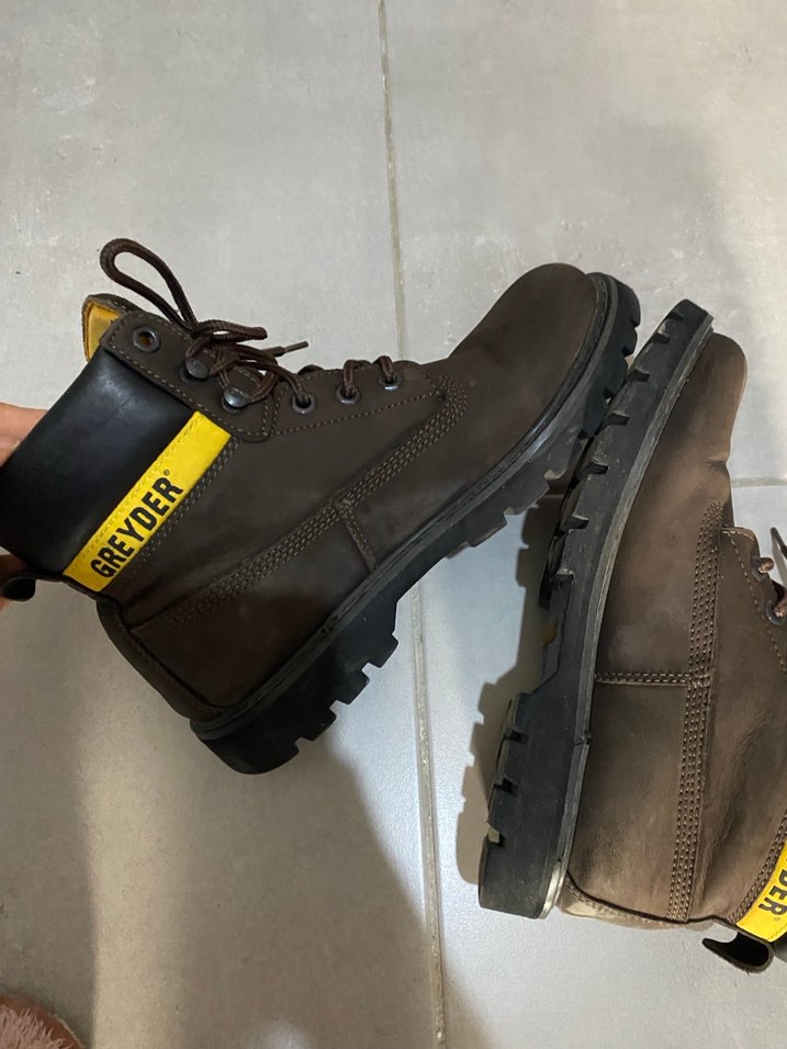 Kahverengi erkek Dolgu Topuklu Bot - Görsel 4