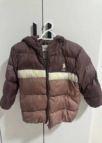 Mor Fermuarlı kız Çocuk Mont