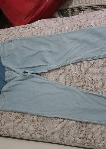 Rahat Kesim Mavi Hamile Kot Pantolon - Görsel 3