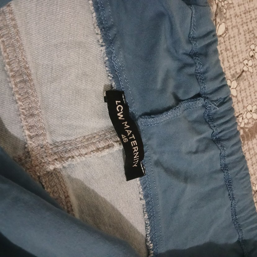 Rahat Kesim Mavi Hamile Kot Pantolon - Görsel 2