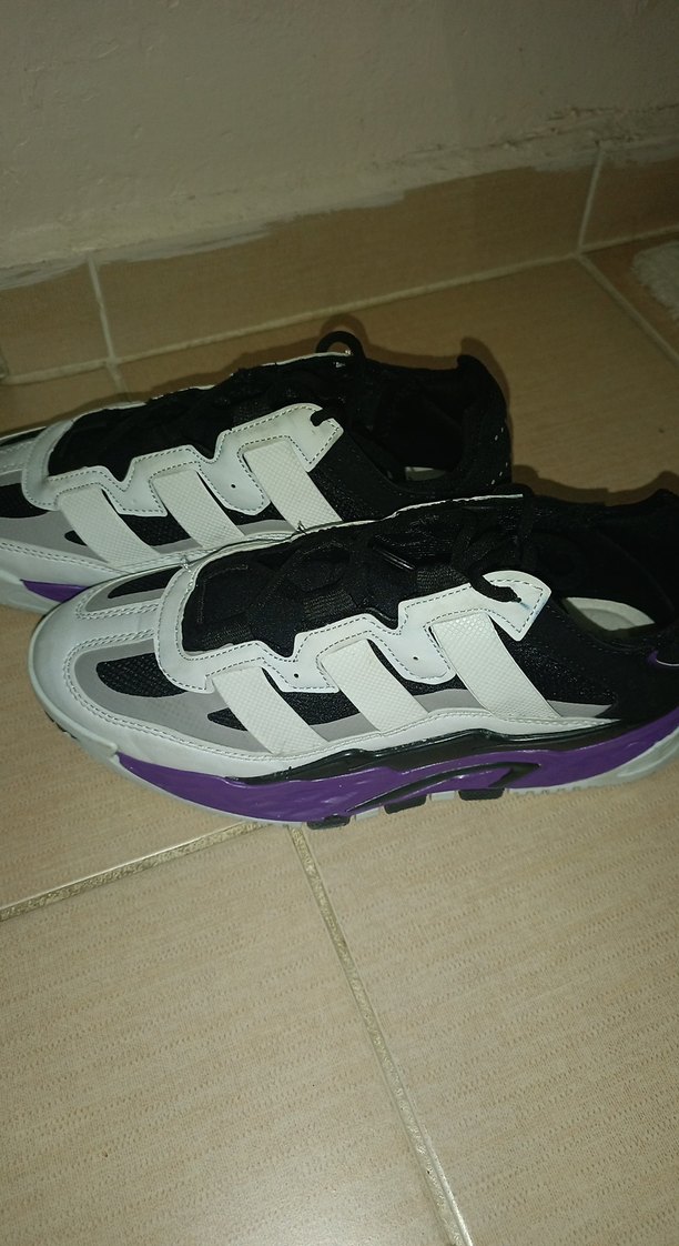 Mor Velcro Bantlı Stiletto Topuklu Spor Ayakkabı - Görsel 2