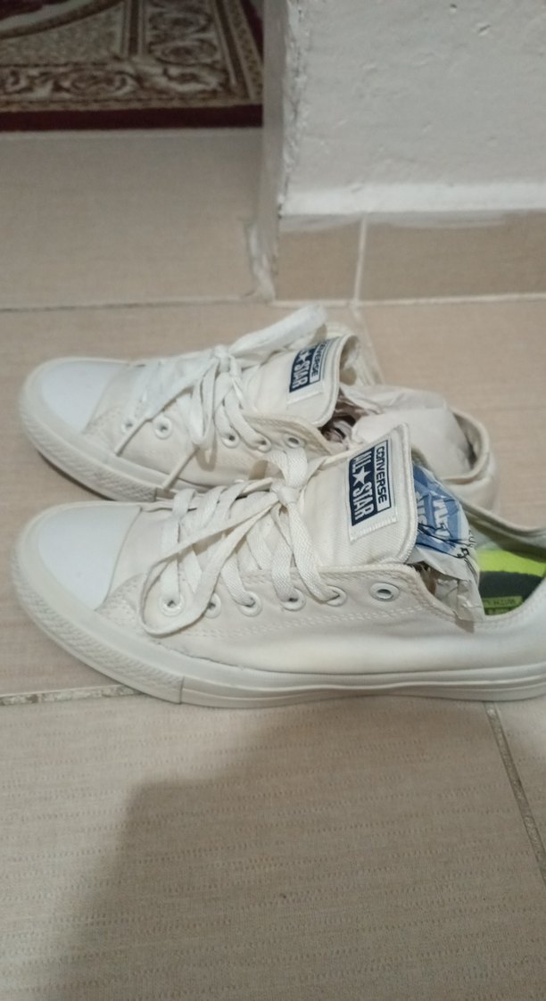 Converse Beyaz Minimalist Kadın Spor Ayakkabı - Görsel 2