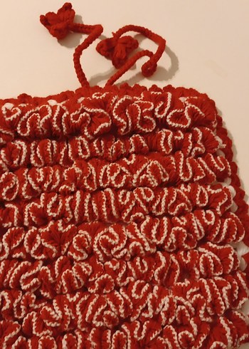 Renkli Kırmızı Banyo Süngeri - Görsel 2