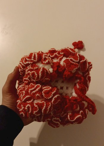 Renkli Kırmızı Banyo Süngeri - Görsel 6