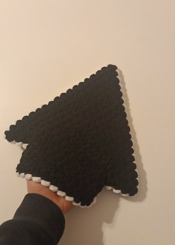 damat üstü şeklinde siyah beyaz banyo lifi çeyizlik - Görsel 2