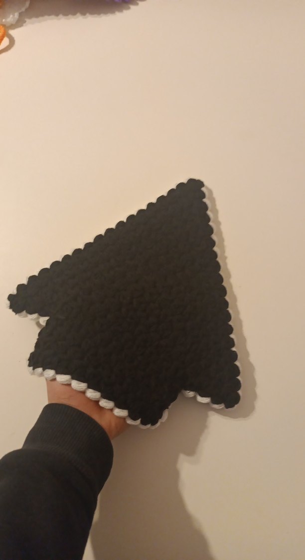 damat üstü şeklinde siyah beyaz banyo lifi çeyizlik - Görsel 2