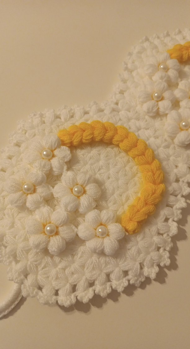 Beyaz ve Sarı Banyo Süngeri - Görsel 3