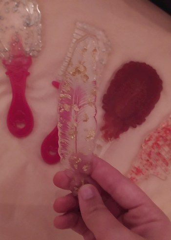 epoksi magnet ve bardak altlığı - Görsel 7