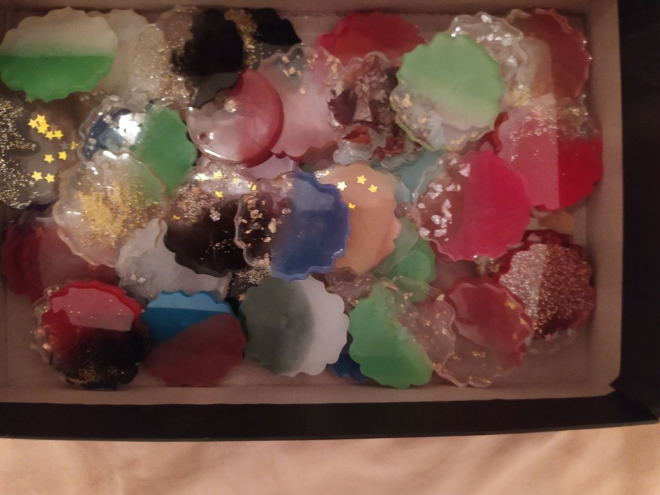 epoksi magnet ve bardak altlığı - Görsel 5