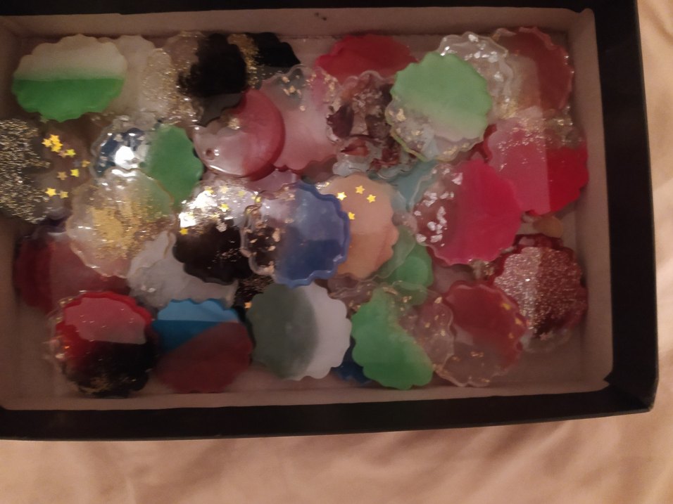 epoksi magnet ve bardak altlığı - Görsel 4