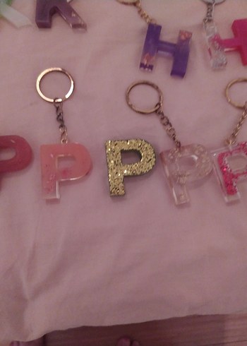 epoksi Pastel Renkli Zincir Detaylı Kadın Anahtarlık - Görsel 6