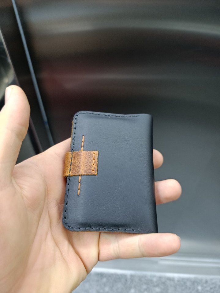 Parlak Kahverengi Minimalist Erkek Cüzdan - Görsel 5