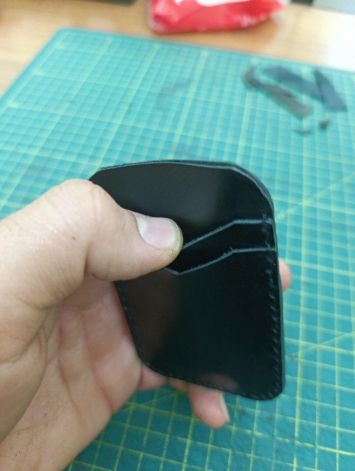 Siyah Minimalist Deri Erkek Cüzdanı - Görsel 5