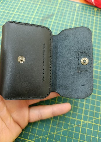 Siyah Minimalist Erkek Deri Cüzdan - Görsel 2