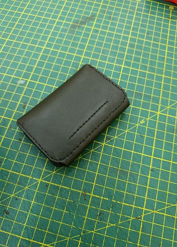 Siyah Minimalist Erkek Deri Cüzdan - Görsel 4