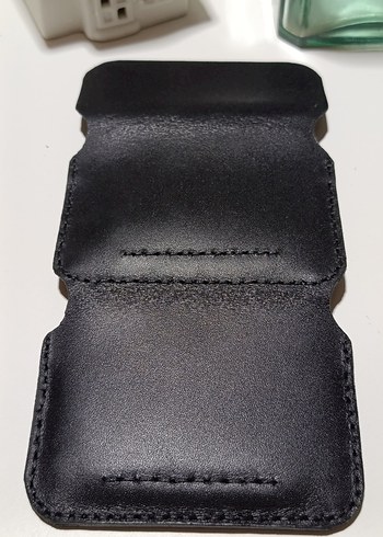 Siyah Minimalist Erkek Deri Cüzdan - Görsel 5