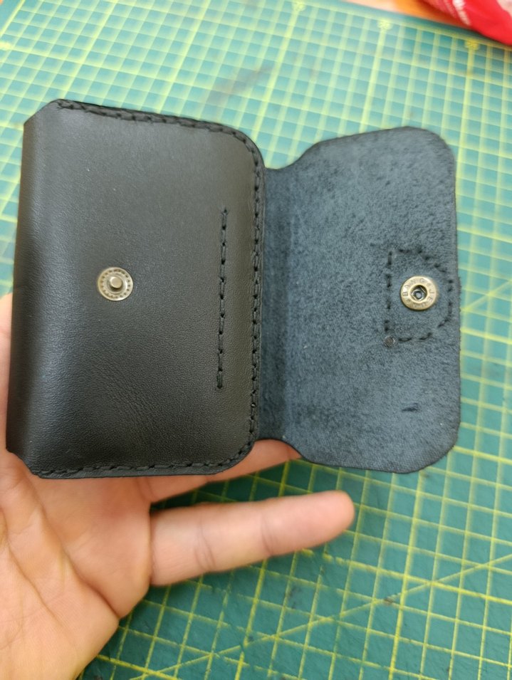 Siyah Minimalist Erkek Deri Cüzdan - Görsel 2