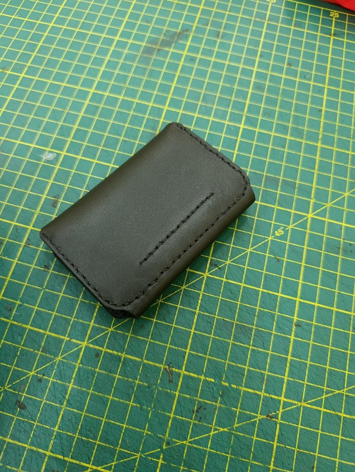 Siyah Minimalist Erkek Deri Cüzdan - Görsel 4