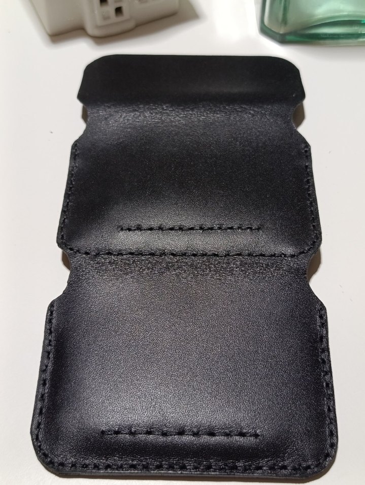 Siyah Minimalist Erkek Deri Cüzdan - Görsel 5