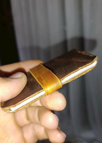 Kahverengi Minimalist Erkek Cüzdanı - Görsel 3