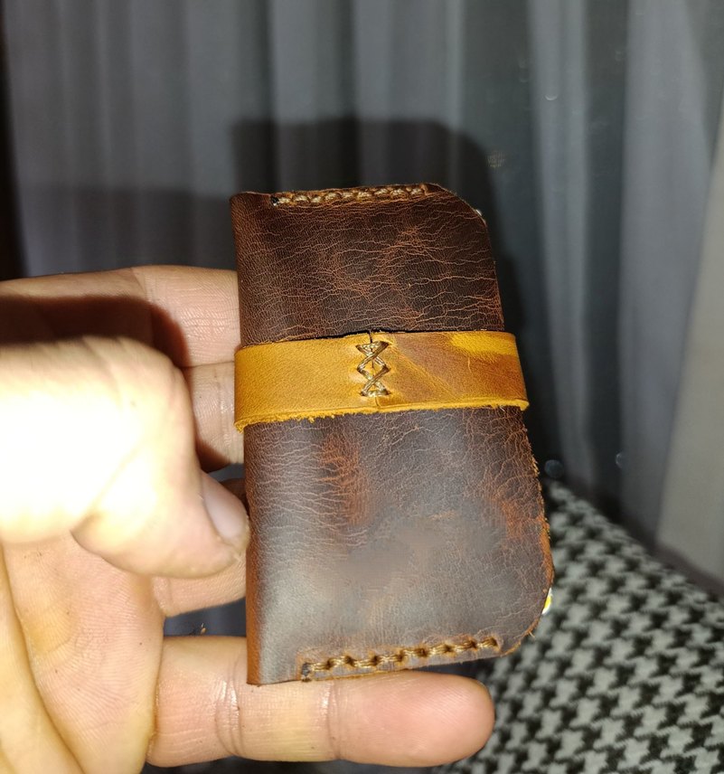 Kahverengi Minimalist Erkek Cüzdanı - Görsel 2