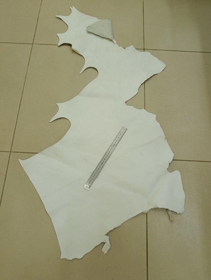 Beyaz Deri Parça - Görsel 2