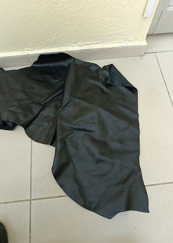 1 KG SİYAH PARÇA DERİ  - Görsel 2